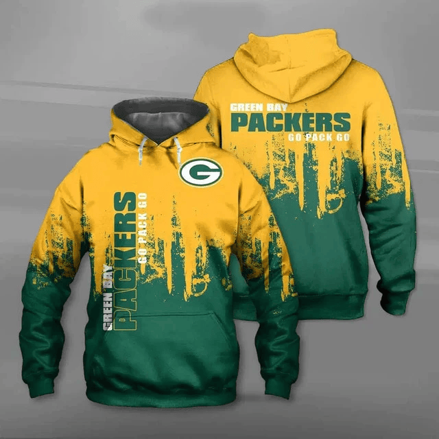 Green Bay Packers Printed 3D Hoodie