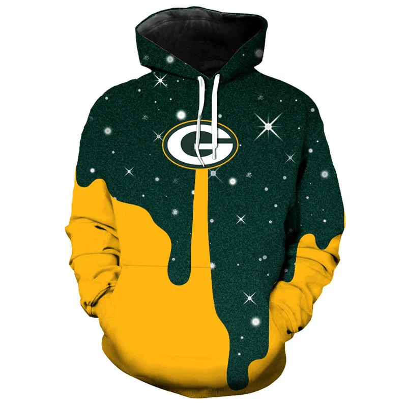 Green Bay Packers Printed 3D Hoodie
