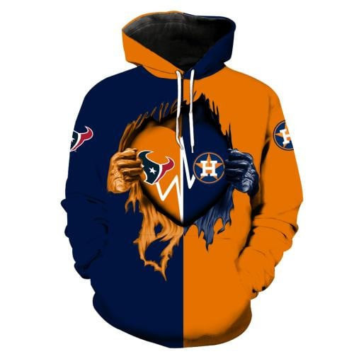 Houston Astros Amp Houston Texans New K1015   Hoodie 3D