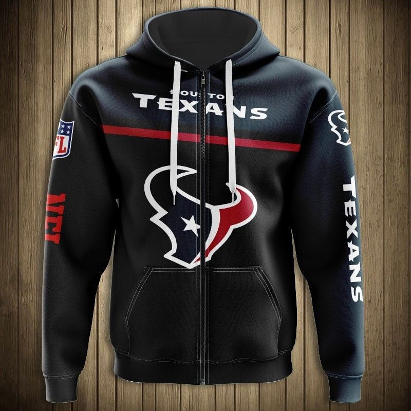Houston Texans Black   Hoodie 3D