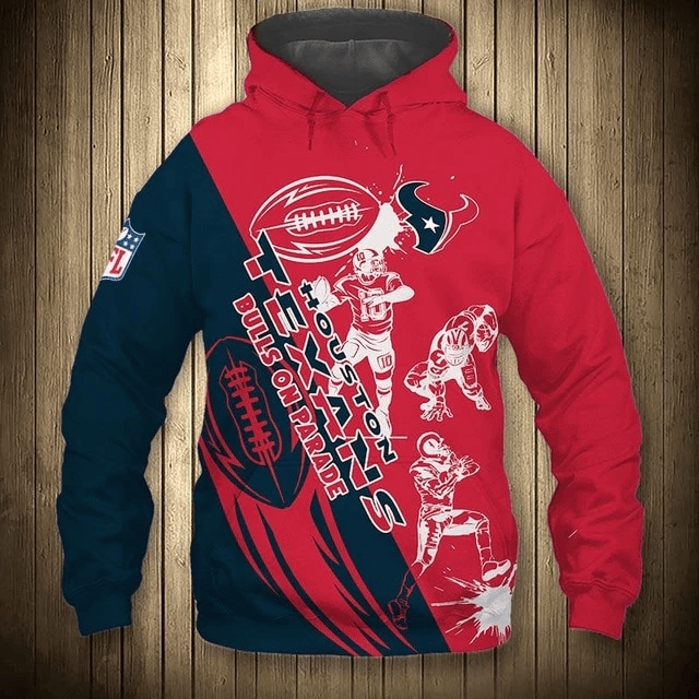 Houston Texans Casual Printed 3D Hoodie