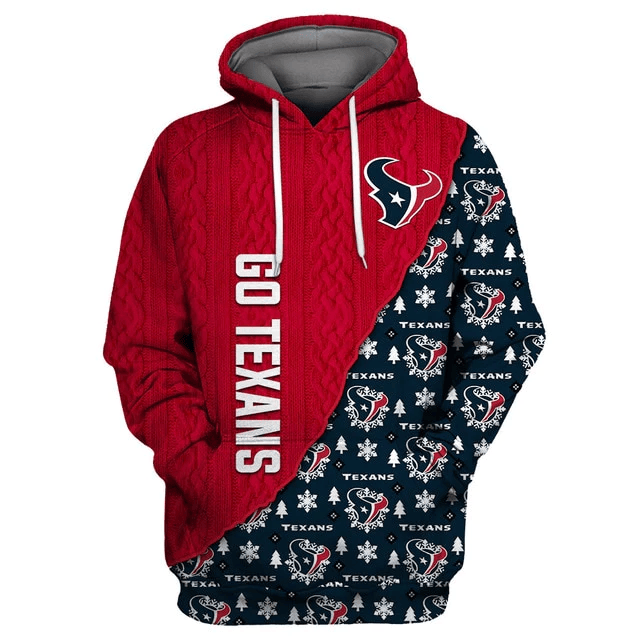 Houston Texans Cool Christmas Printed 3D Hoodie