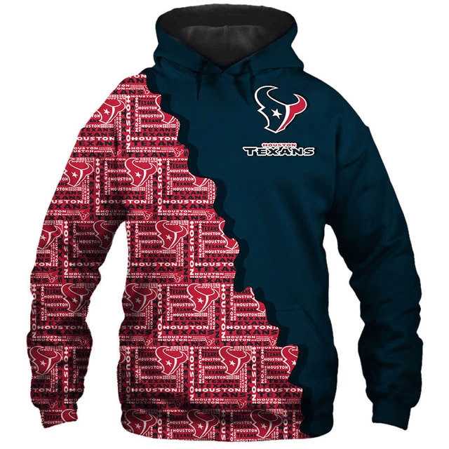 Houston Texans Cool Printed 3D Hoodie