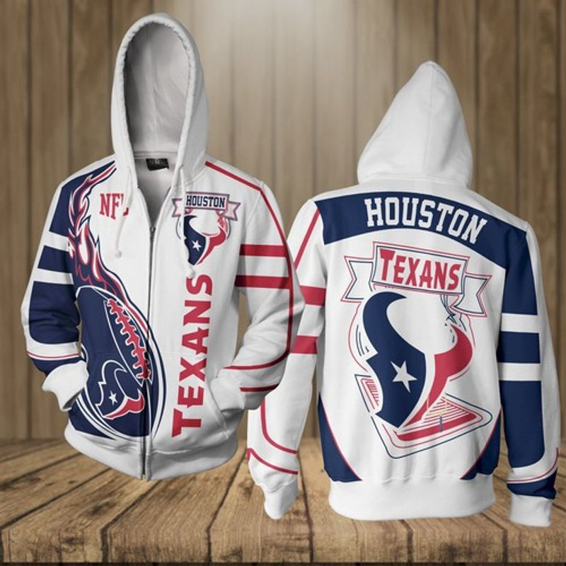 Houston Texans Fan Hoodie Zip Hoodie All Over Print 630
