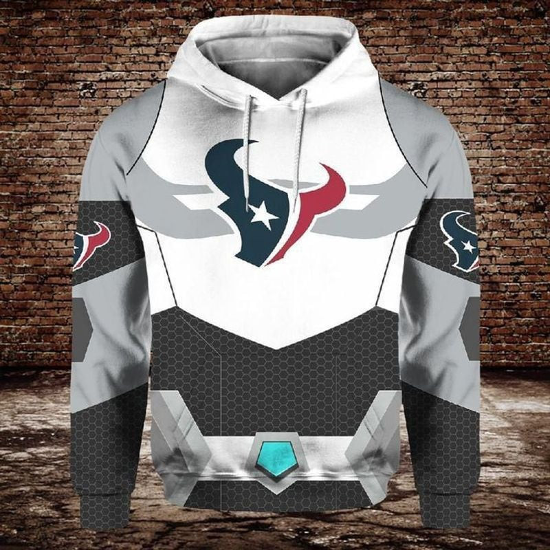 Houston Texans Hooded Pocket Sweater Perfect Gift   Hoodie 3D