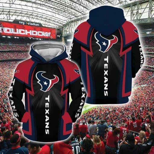 Houston Texans Nfl Fans Hoodie Zip Hoodie All Over Print 635