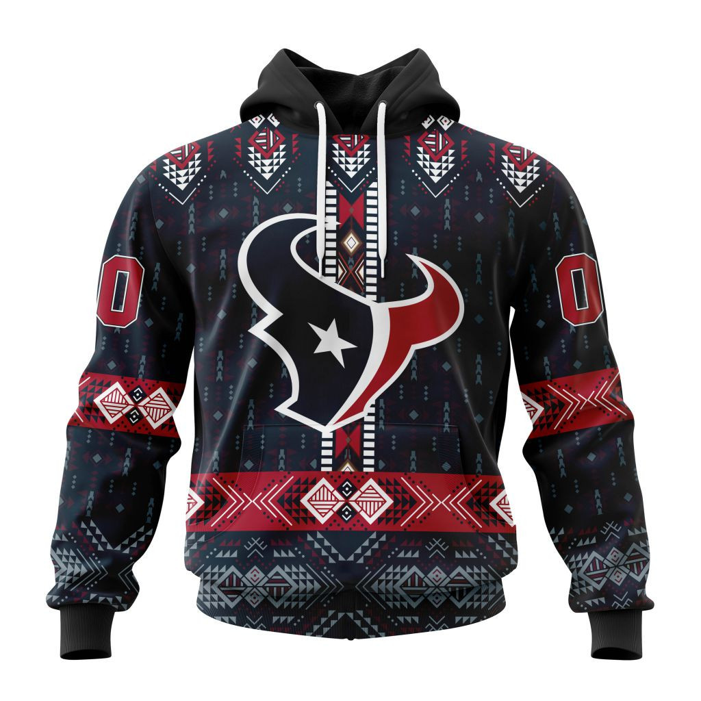 Houston Texans Specialized New Native Concepts V0122 Hoodie Zip Hoodie PH835