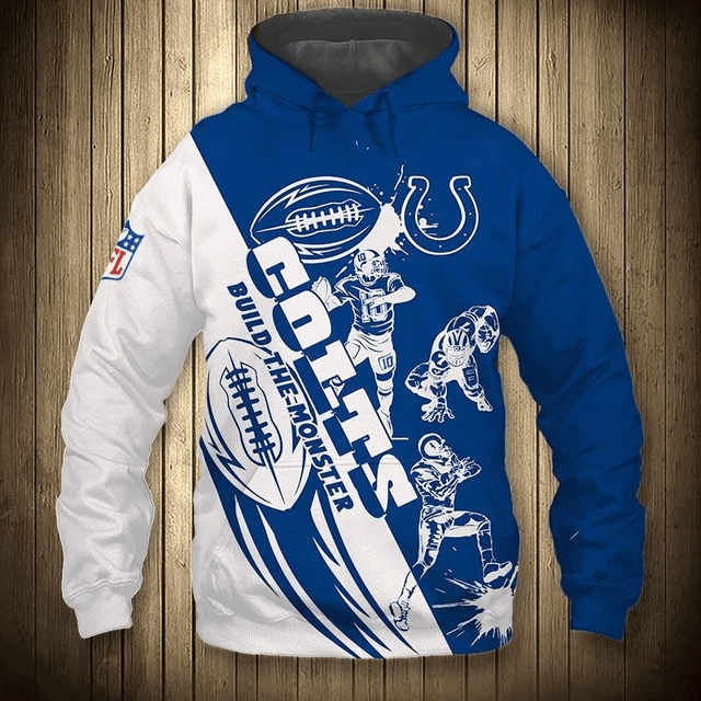 Indianapolis Colts Casual Printed 3D Hoodie