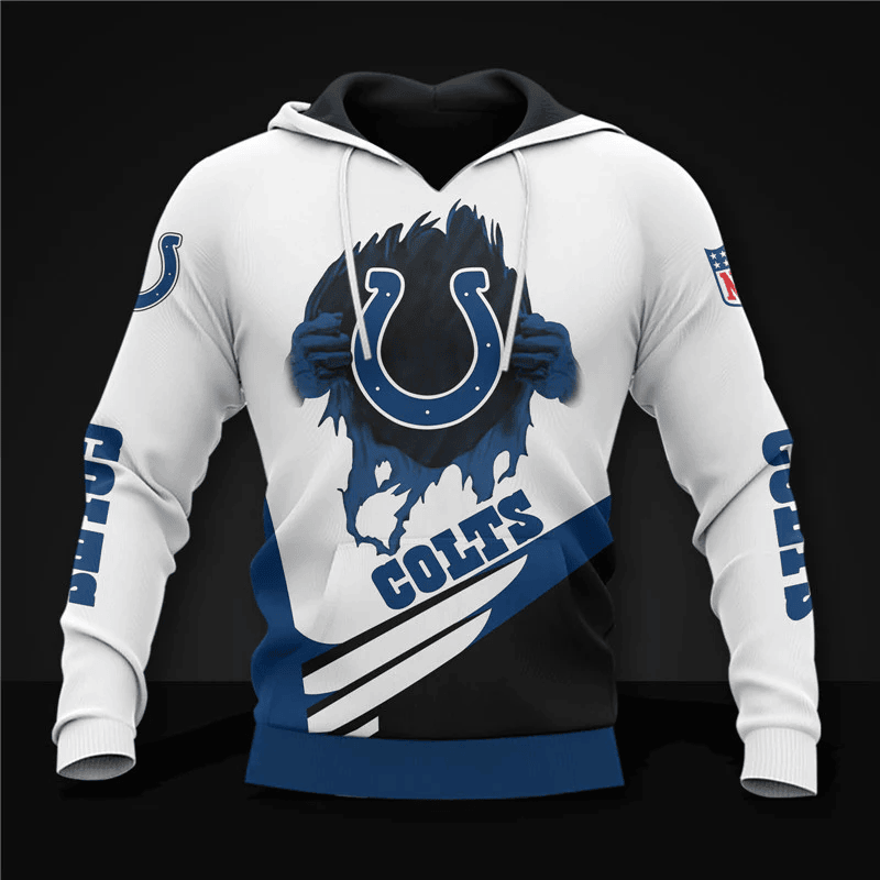 Indianapolis Colts Casual Printed 3D Hoodie