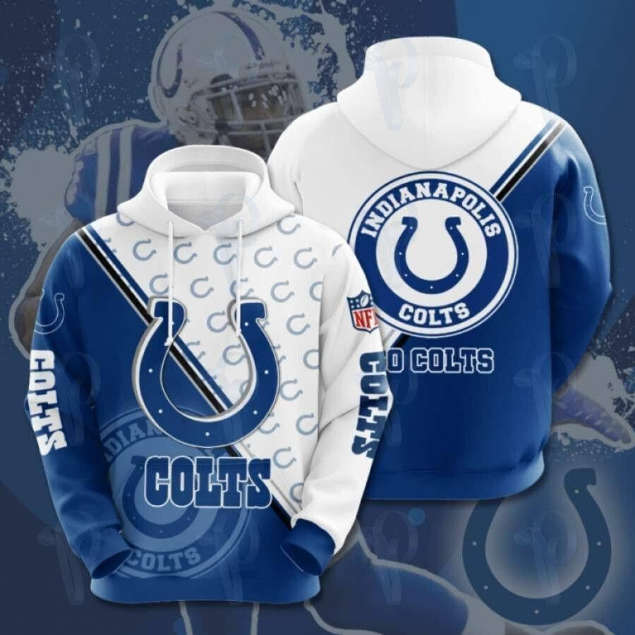 Indianapolis Colts NFL 3D Hoodie, Zip Hoodie, Sweatshirt TR3515