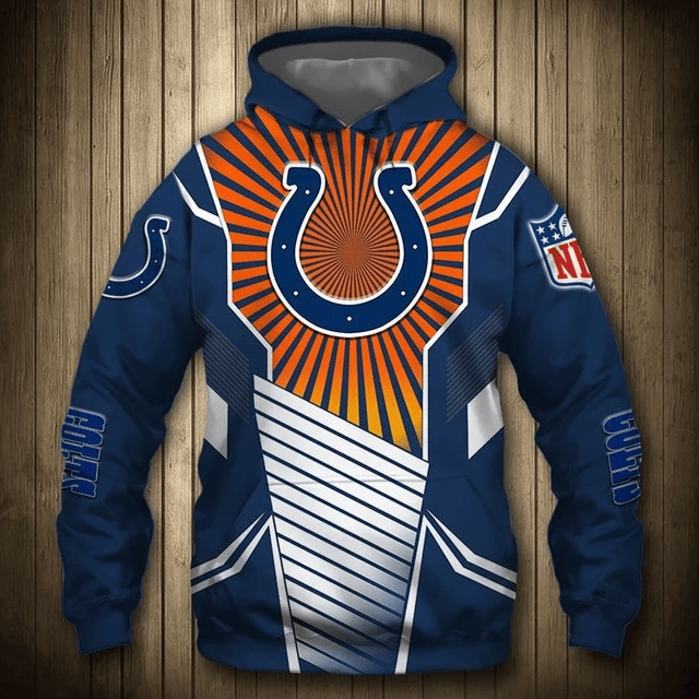 Indianapolis Colts Sunlight Casual Printed 3D Hoodie