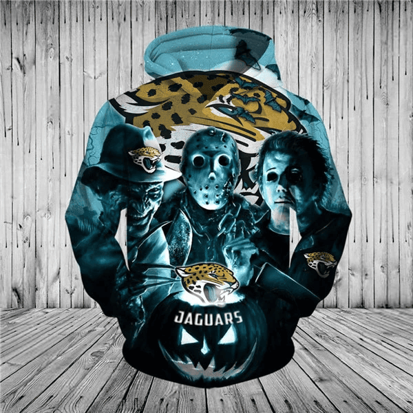 Jacksonville Jaguars Halloween Printed 3D Hoodie