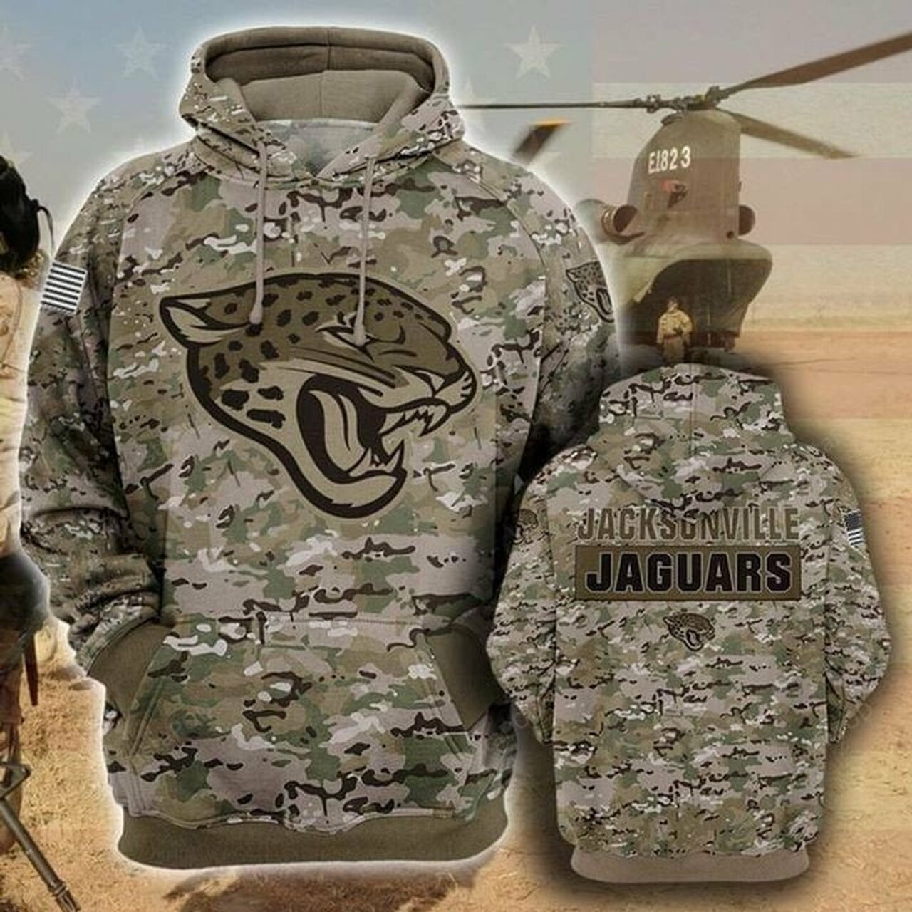 Jacksonville Jaguars Nfl Football AOP Hoodie Zip Hoodie PH2763