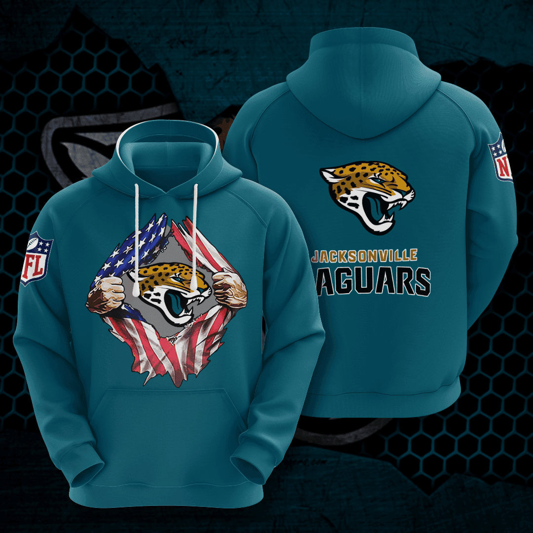 Jacksonville Jaguars No863 Custom Hoodie 3D PH7387