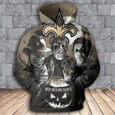 Jason Freddy Myers New Orleans Saints Halloween   Hoodie 3D