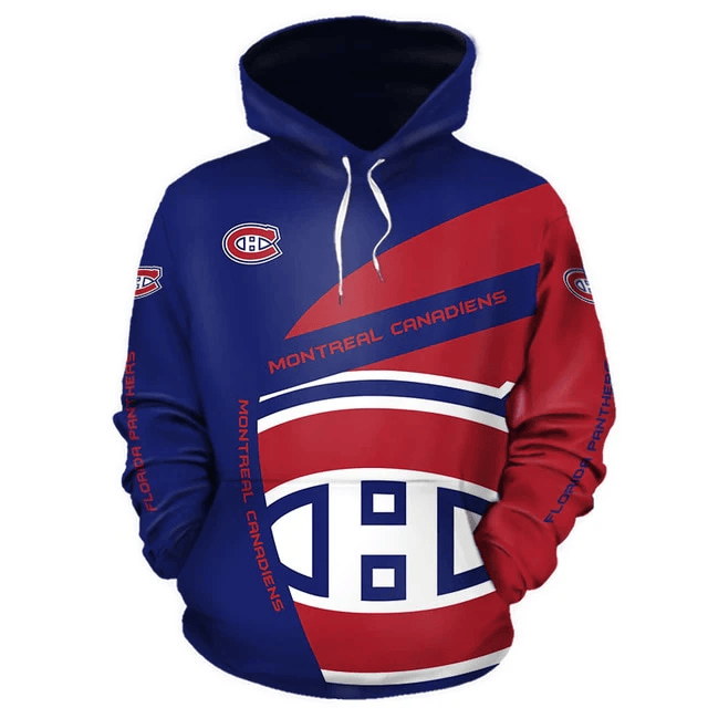 Montreal Canadiens Printed 3D Hoodie