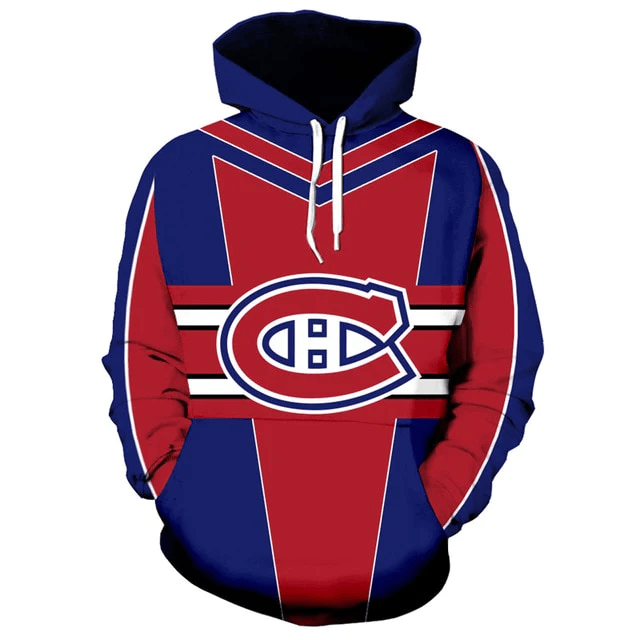 Montreal Canadiens Printed 3D Hoodie