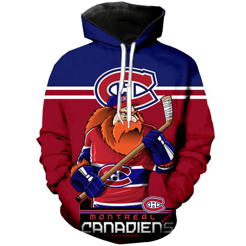 Montreal Canadiens Printed 3D Hoodie