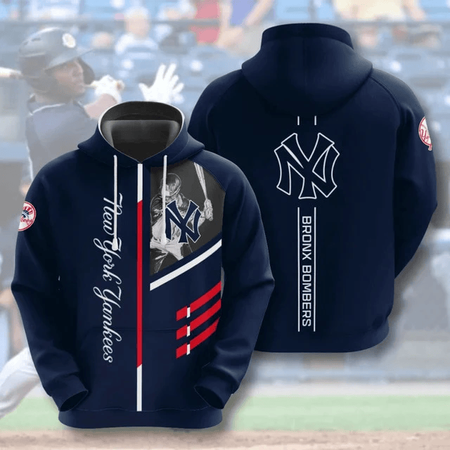 New York Yankees Casual Printed 3D Hoodie