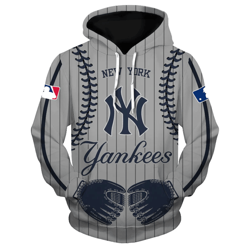 New York Yankees Casual Printed 3D Hoodie