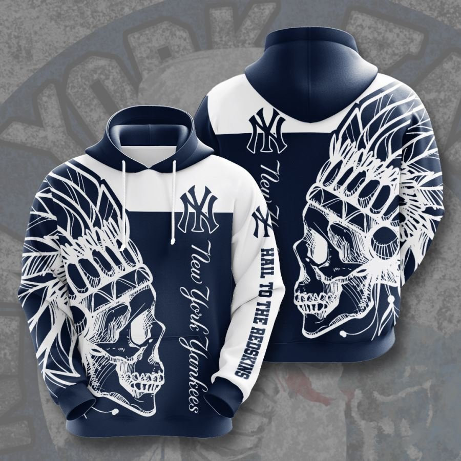 New York Yankees No1419 Custom Hoodie 3D PH7801