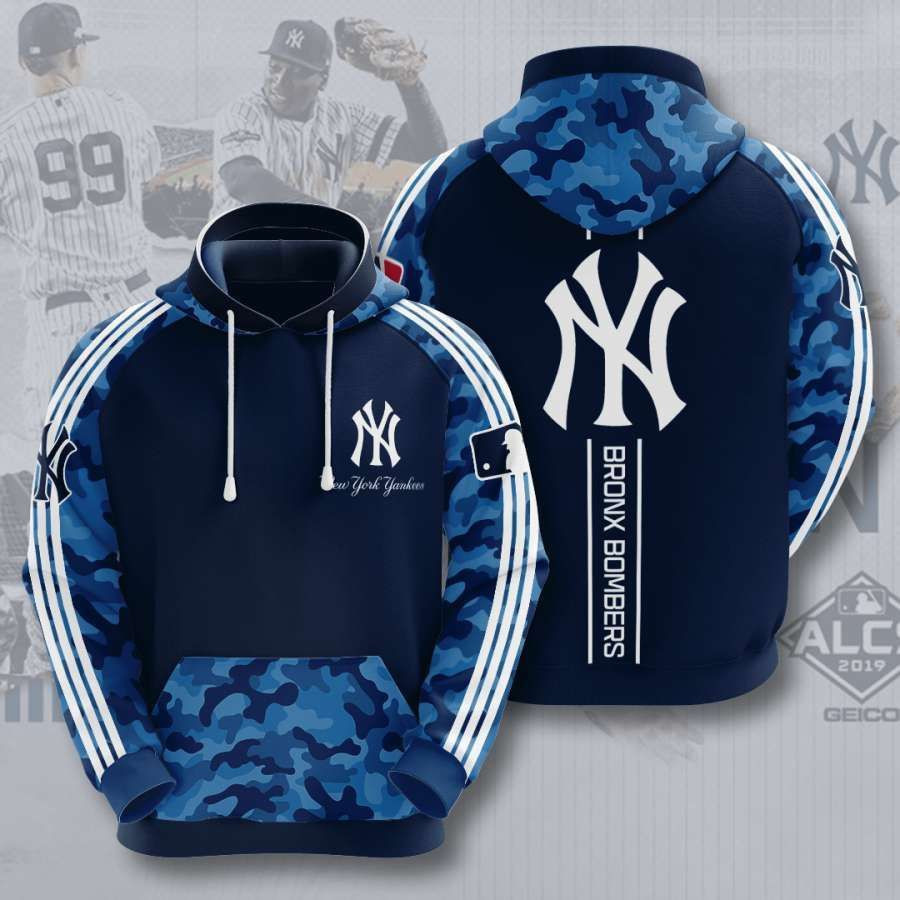 New York Yankees No1429 Blue Custom Hoodie Zip Hoodie PH2464