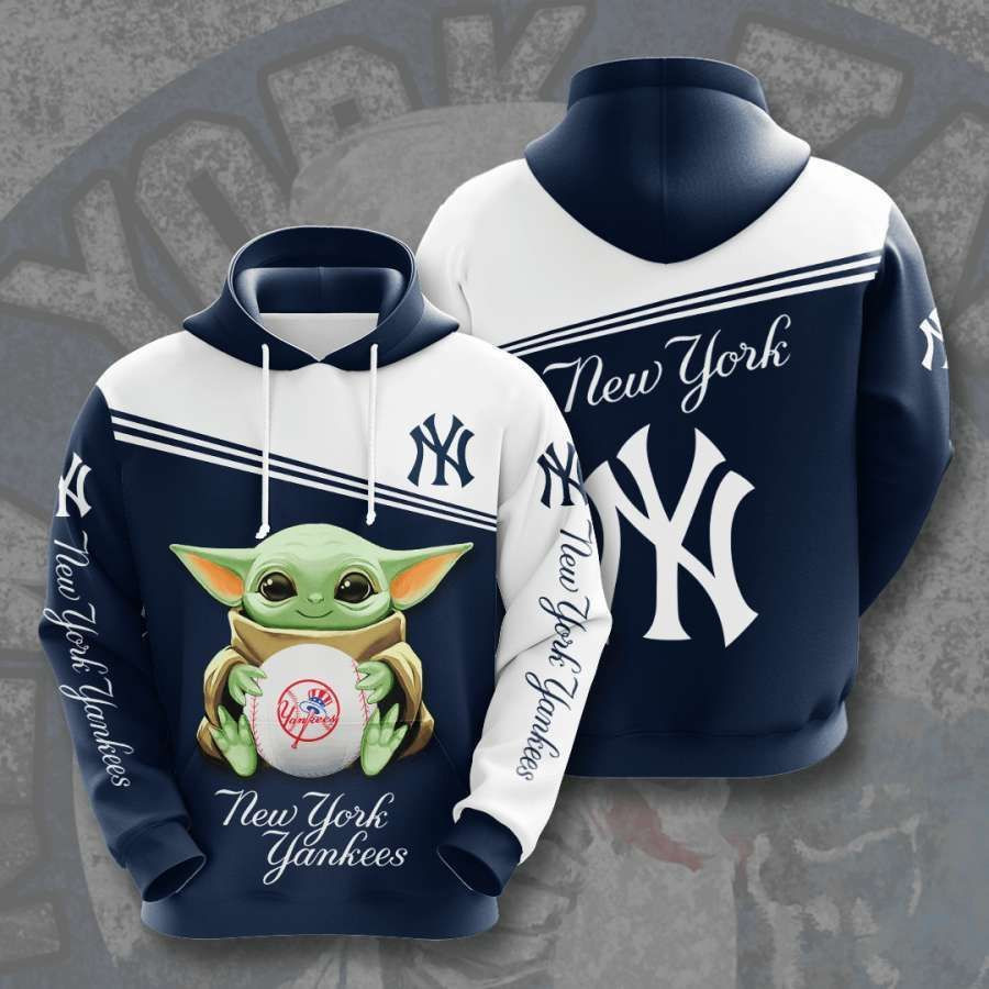 New York Yankees No1430 Blue Custom Hoodie Zip Hoodie PH1007