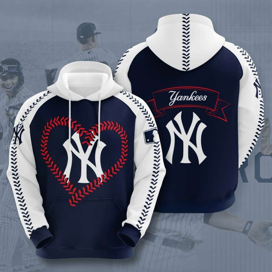 New York Yankees No1456 Blue Custom Hoodie Zip Hoodie PH693