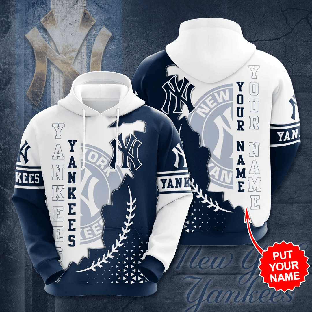 New York Yankees Ultra Cool Printed 3D Hoodie