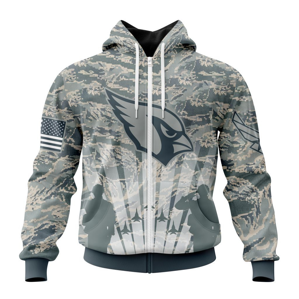 Nfl Arizona Cardinals Honor Us Air Force Veterans St2201 Hoodie Zip Hoodie TR201