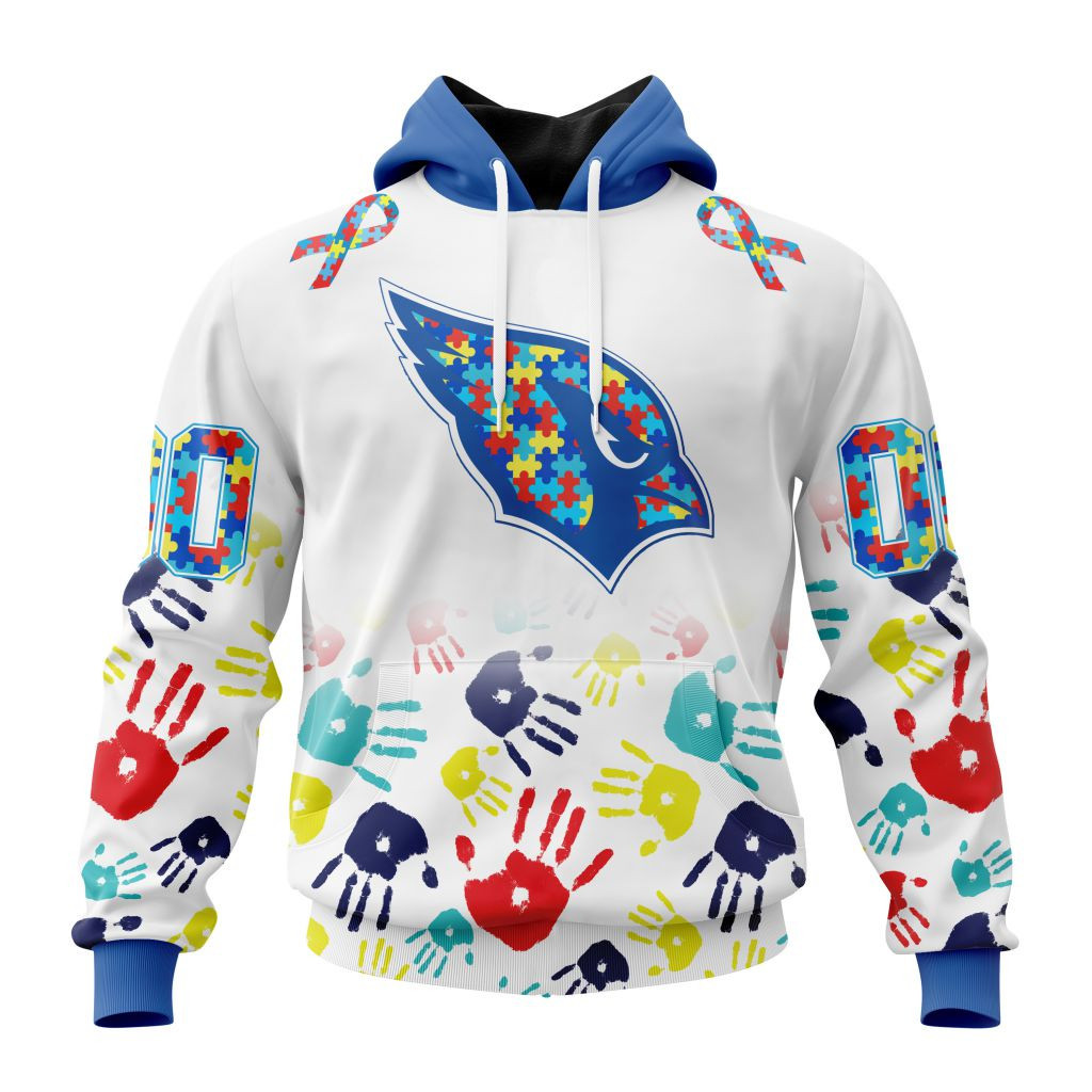 Nfl Arizona Cardinals Special Autism Awareness Design St2203 Hoodie Zip Hoodie PH117