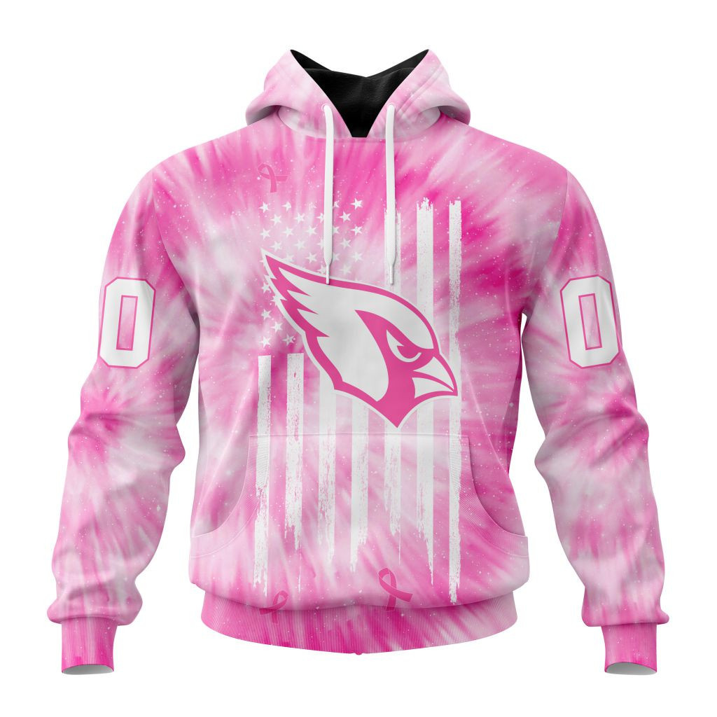 Nfl Arizona Cardinals Special Pink Tie Dye St2201 Hoodie Zip Hoodie TR234