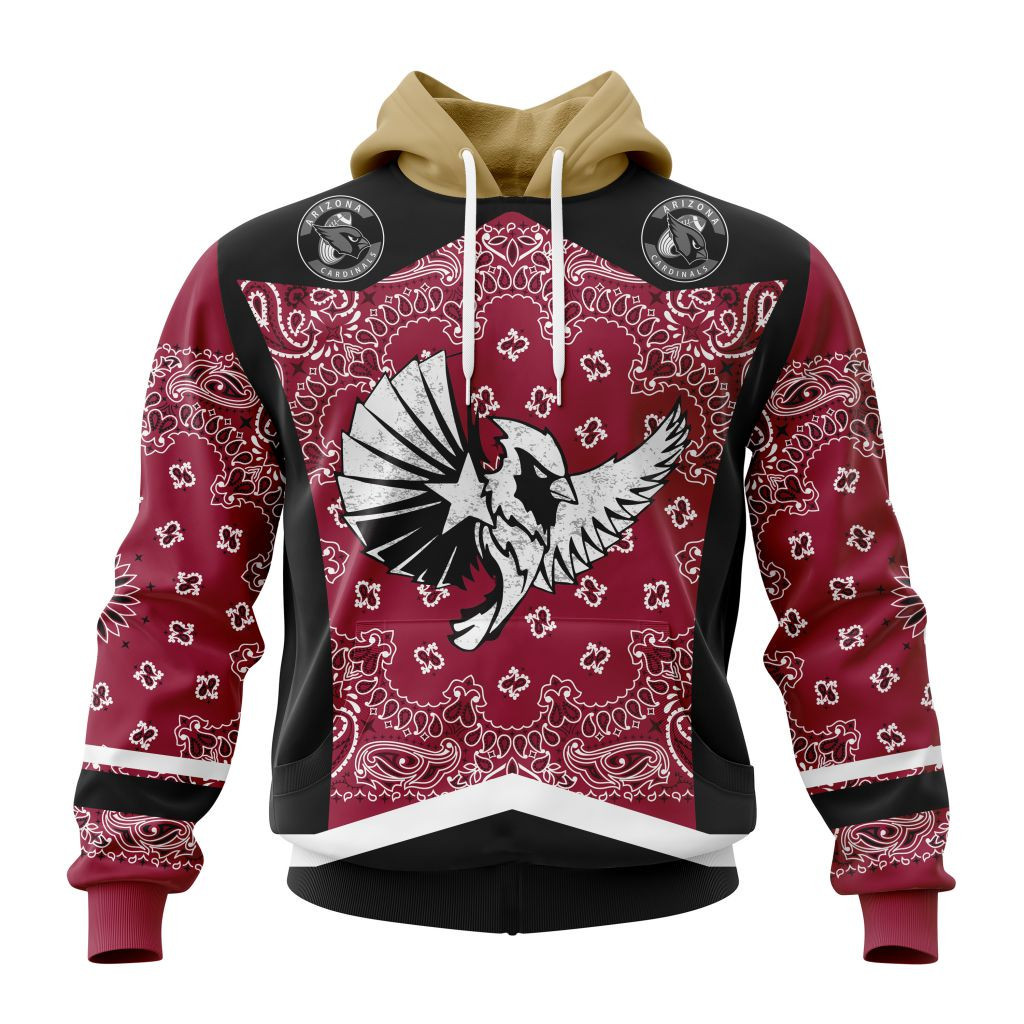 Nfl Arizona Cardinals Specialized Unisex Kits In Classic Style Hoodie Zip Hoodie PH169