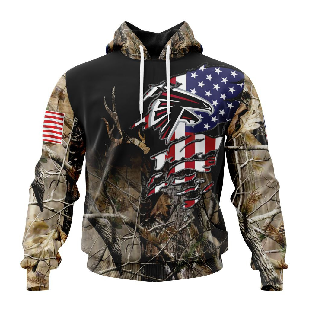 Nfl Atlanta Falcons Special Camo Realtree Hunting St2201 Hoodie Zip Hoodie TR754