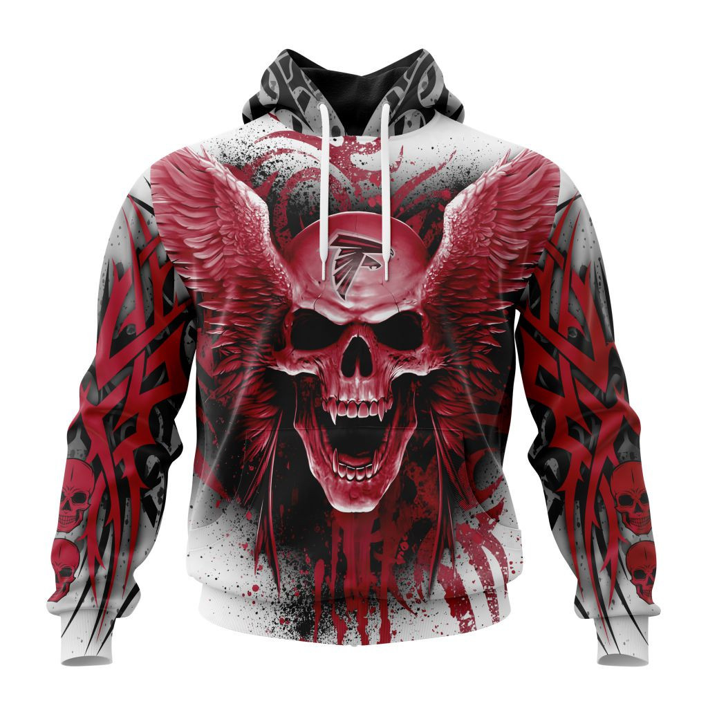 Nfl Atlanta Falcons Special Kits With Skull Art St2202 Hoodie Zip Hoodie TR448