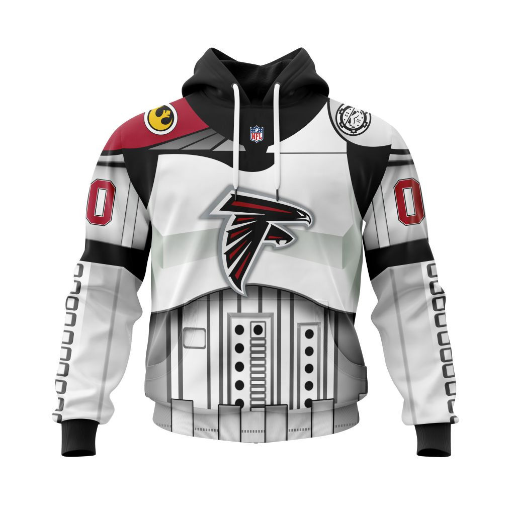 Nfl Atlanta Falcons Specialized Star Wars May The 4Th Be With You V0322 Hoodie Zip Hoodie TR691