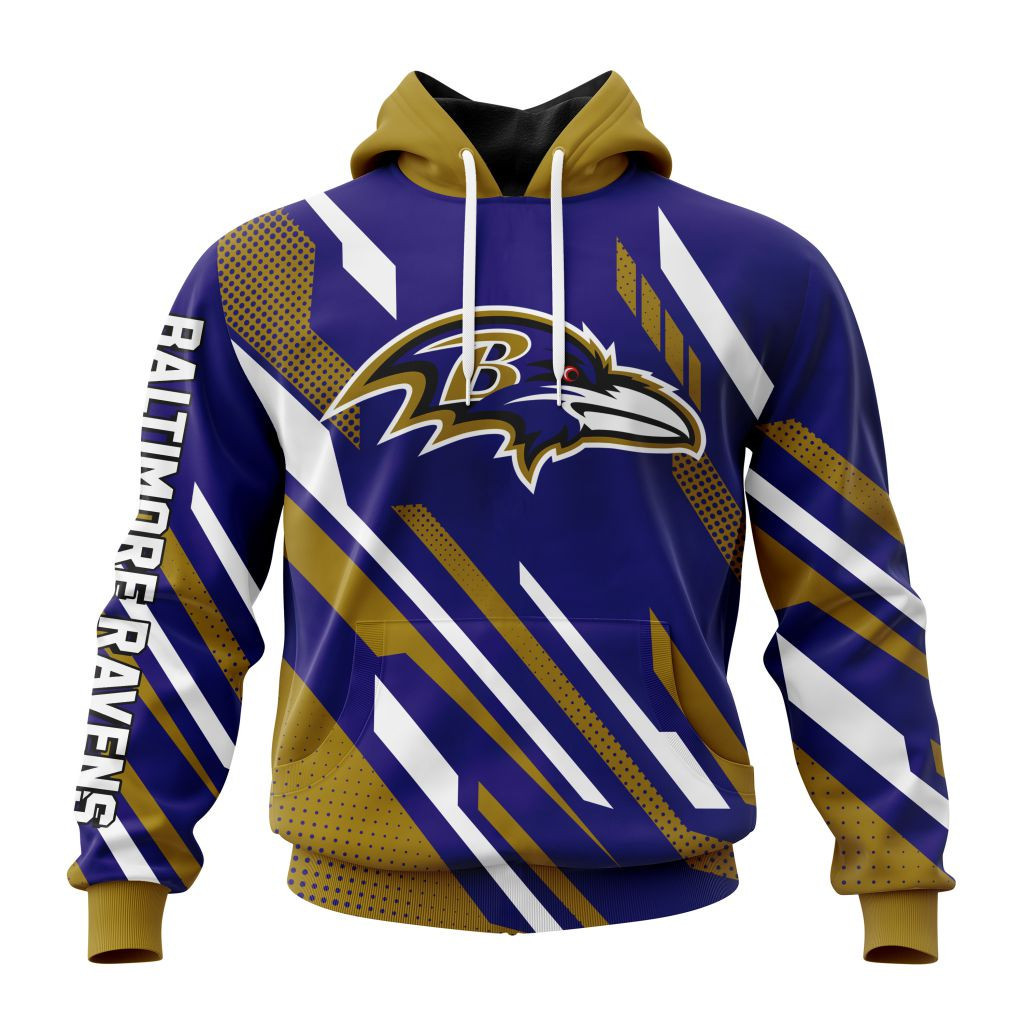 Nfl Baltimore Ravens Special Motocross Concept St2201 Hoodie Zip Hoodie TR510