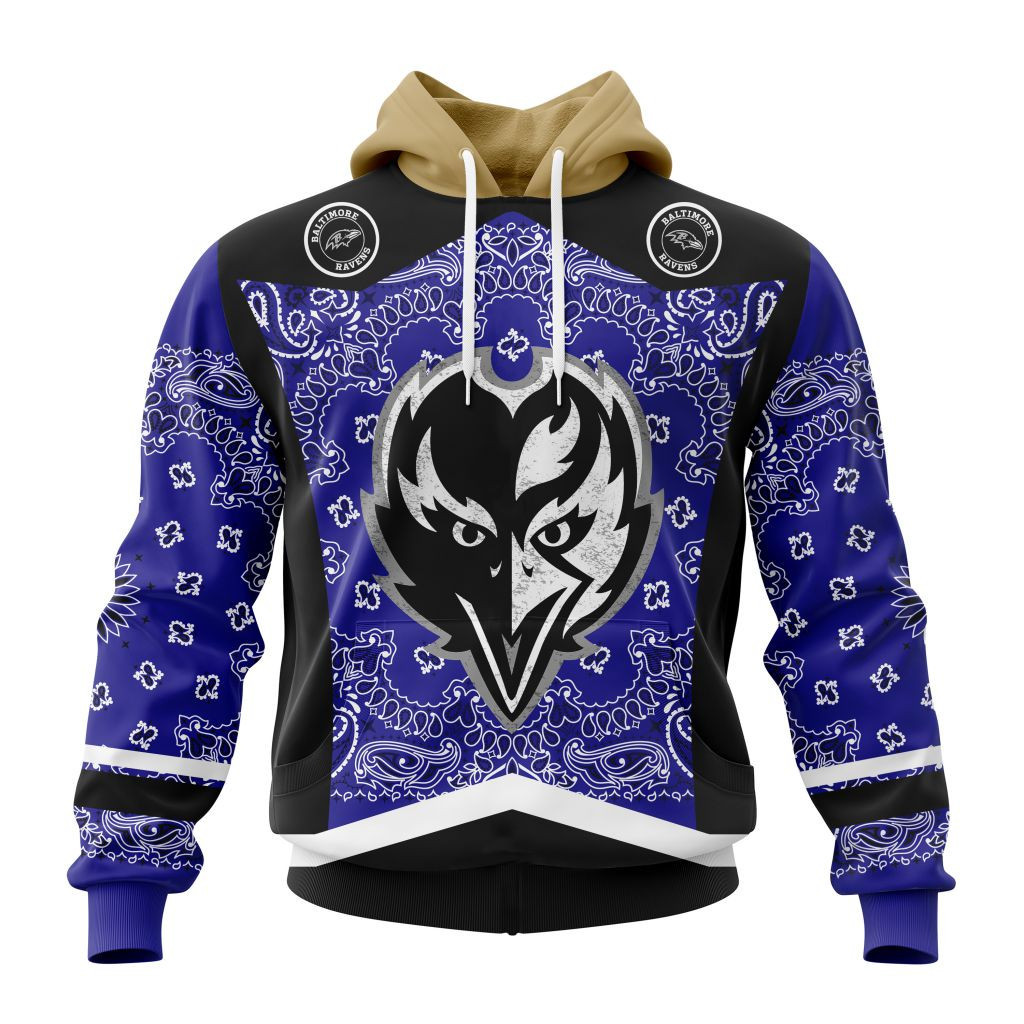 Nfl Baltimore Ravens Specialized Unisex Kits In Classic Style Hoodie Zip Hoodie PH166
