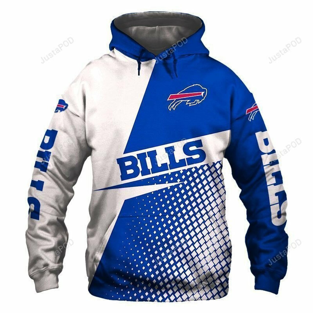 Nfl Buffalo Bills 3D Blue AOP Hoodie Zip Hoodie H13