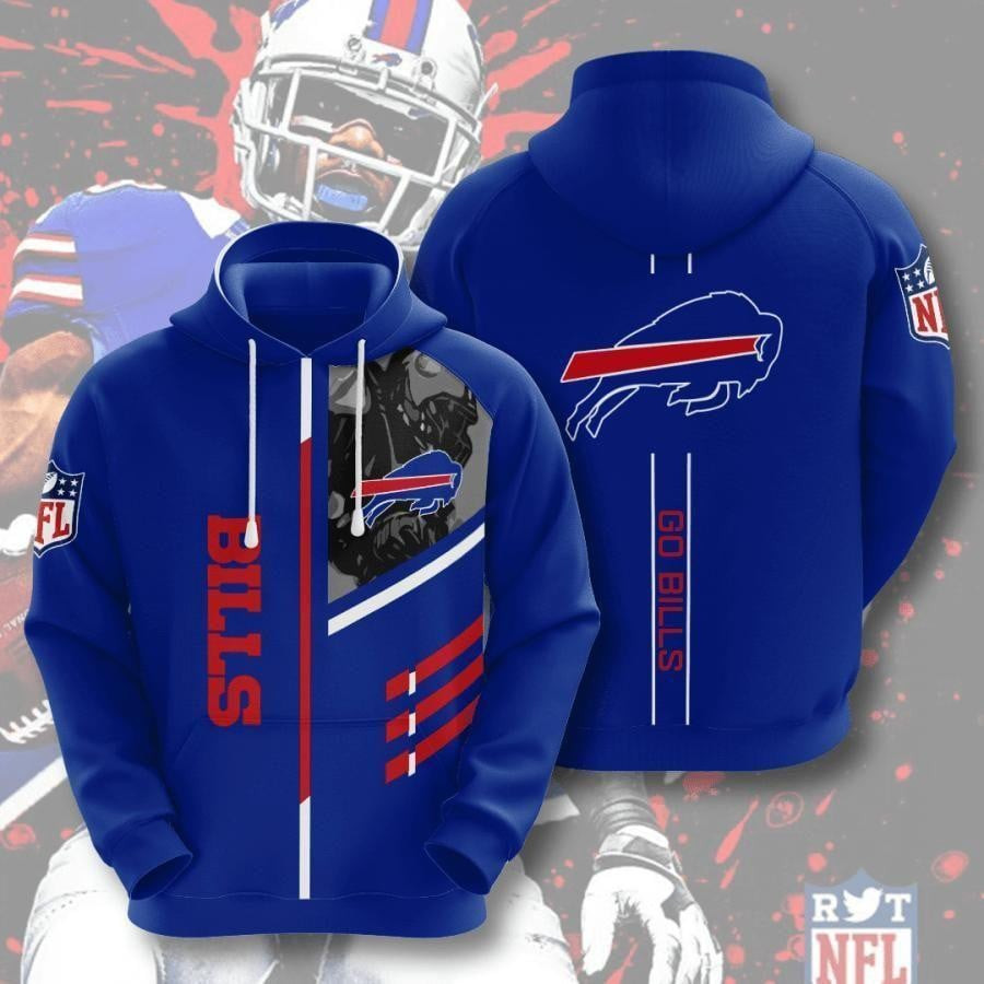 NFL Buffalo Bills 3D Hoodie, Zip Hoodie, Sweatshirt TR3744