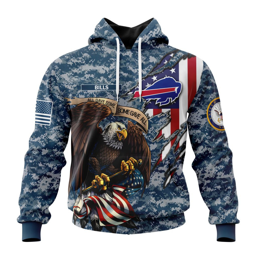 Nfl Buffalo Bills  Honor Us Navy Veterans St2201 Hoodie Zip Hoodie TR351
