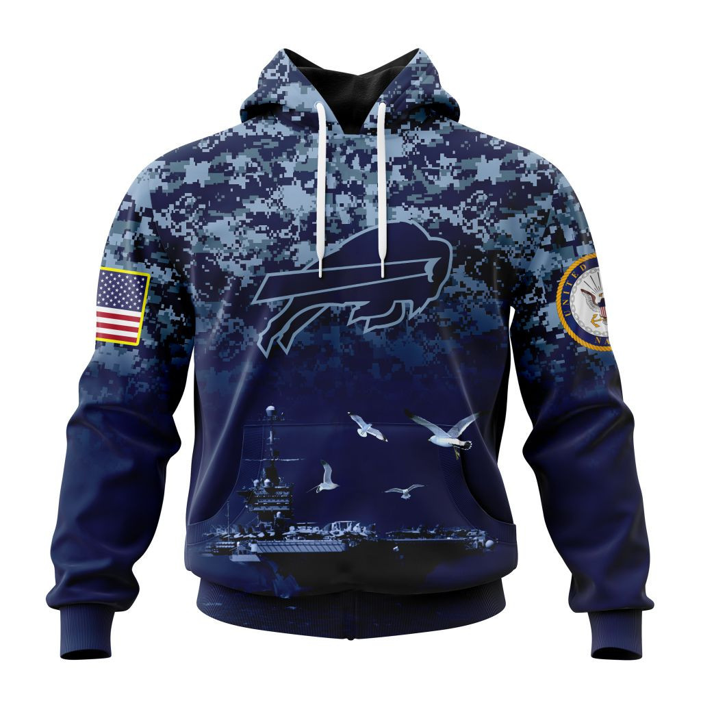 Nfl Buffalo Bills  Honor Us Navy Veterans St2202 Hoodie Zip Hoodie TR319