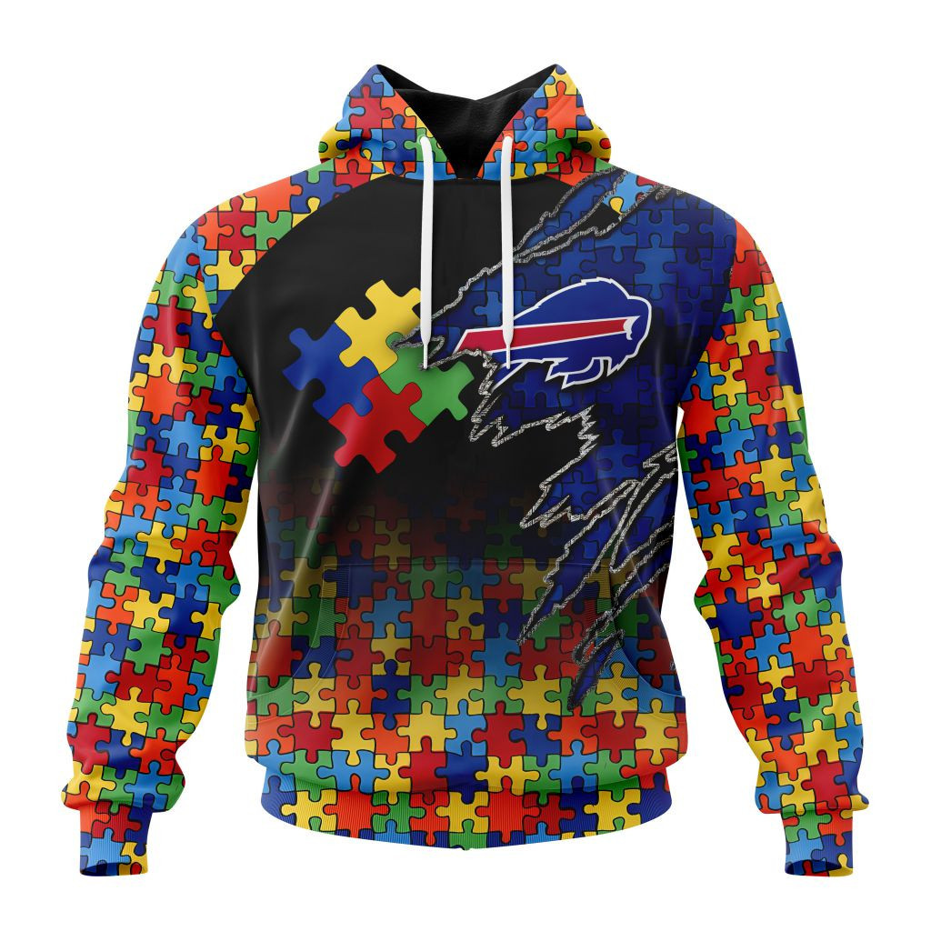 Nfl Buffalo Bills Special Autism Awareness Design St2202 Hoodie Zip Hoodie PH141