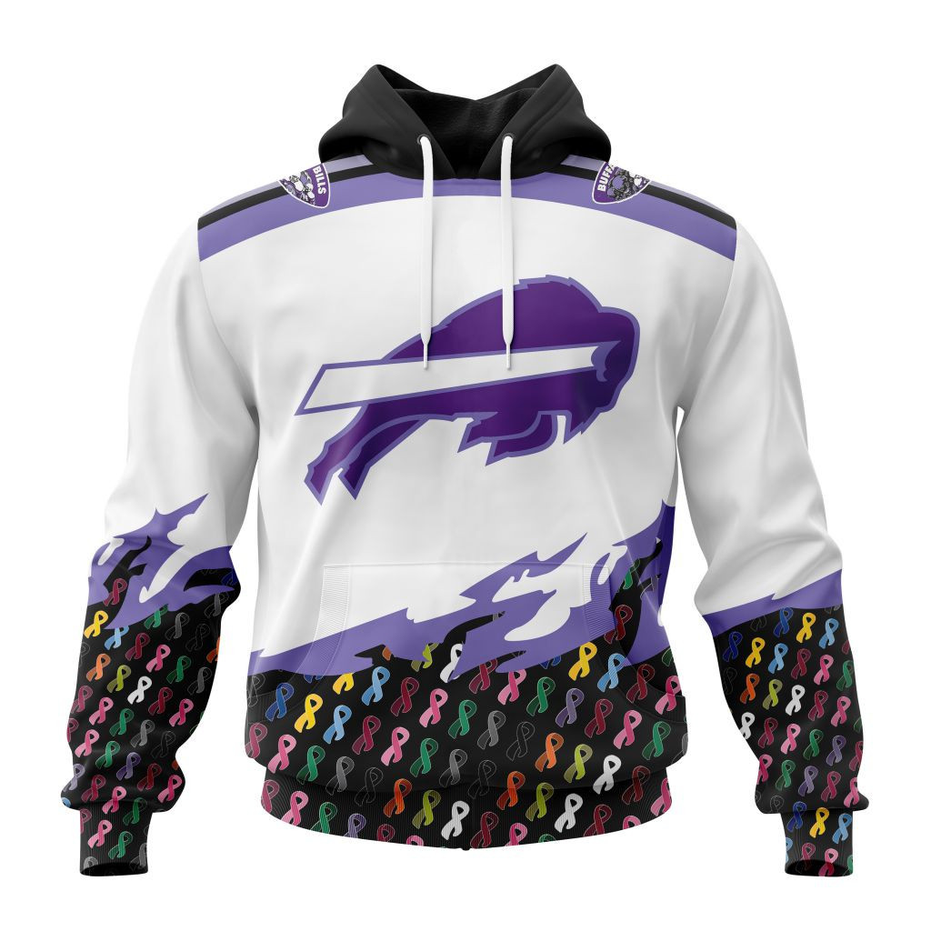 Nfl Buffalo Bills Specialized Kits In October We Stand Together We Can Beat Cancer Hoodie Zip Hoodie TR575