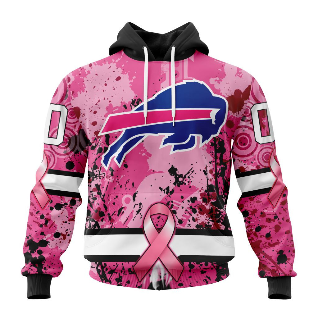 Nfl Buffalo Bills Specialized Specialized Design I Pink I Can In October We Wear Pink Breast Cancer Hoodie Zip Hoodie TR799