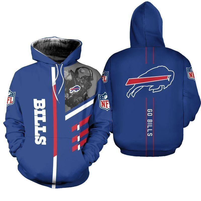 NFL Buffalo Bills Zip Up For Men For Women 3D Hoodie, Zip Hoodie, Sweatshirt TR3740