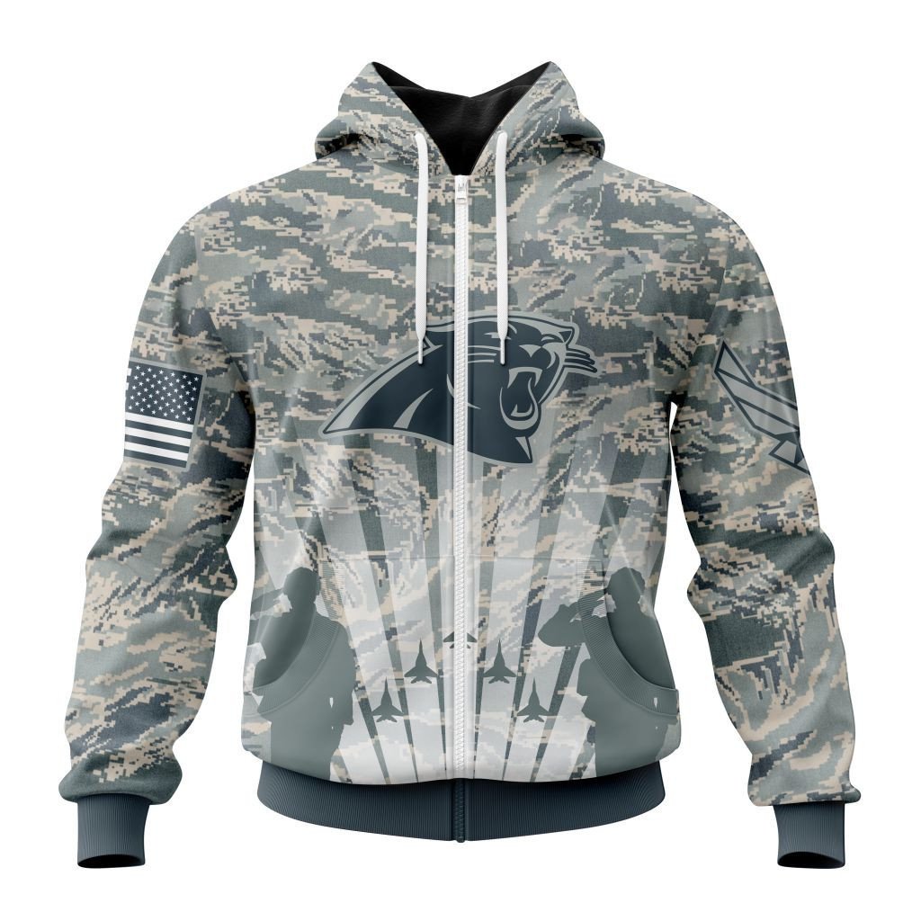Nfl Carolina Panthers Honor Us Air Force Veterans St2201 Hoodie Zip Hoodie PH195