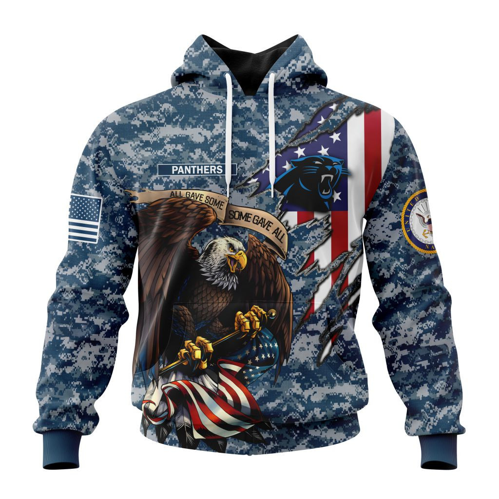 Nfl Carolina Panthers  Honor Us Navy Veterans St2201 Hoodie Zip Hoodie TR347