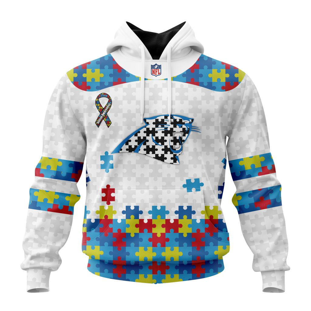 Nfl Carolina Panthers Special Autism Awareness Design St2304 Hoodie Zip Hoodie TR58
