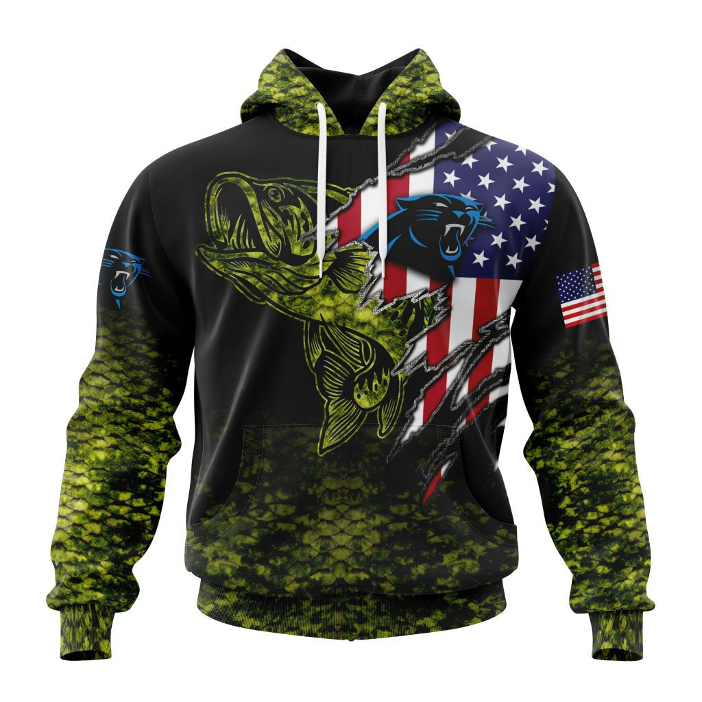Nfl Carolina Panthers Special Camo Fishing St2202 Hoodie Zip Hoodie TR524